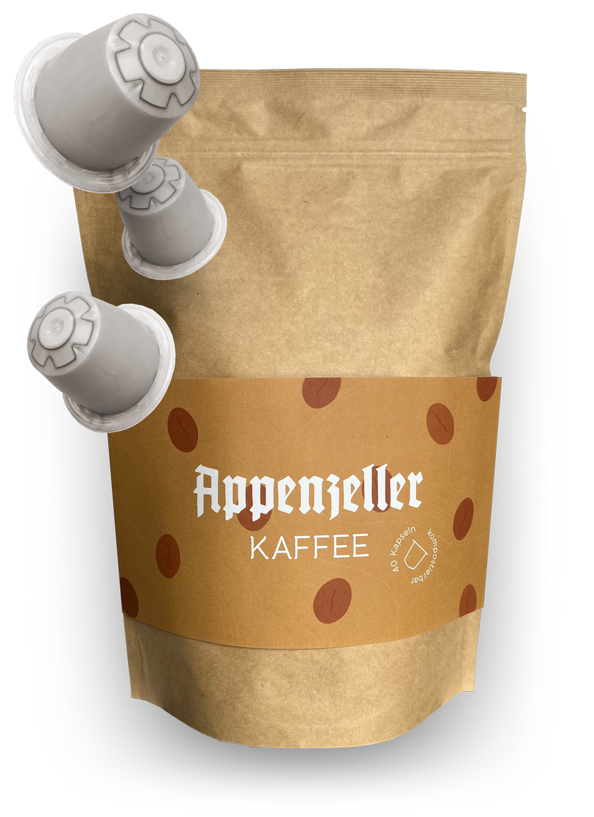 Appenzeller Kaffee kompostierbare Kapseln (40 Stück)